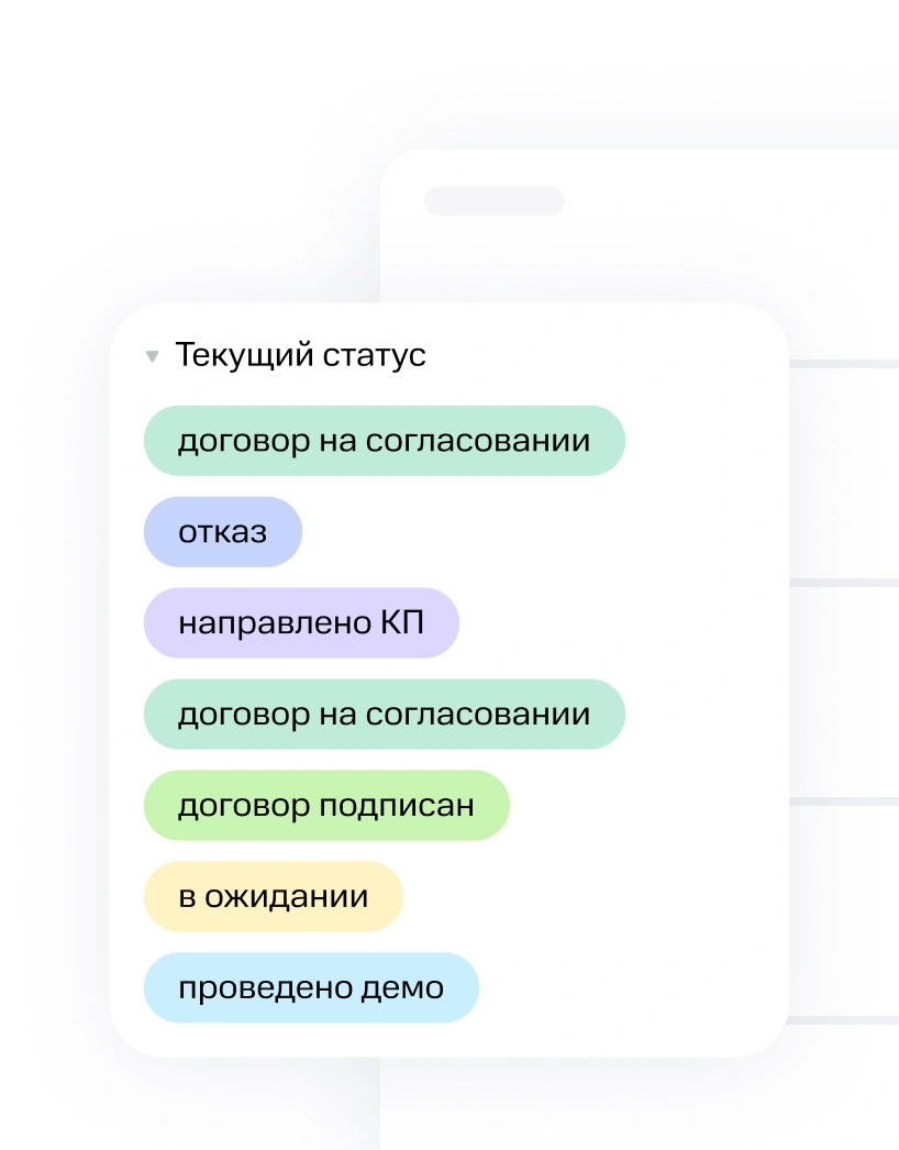 Карточка сделки