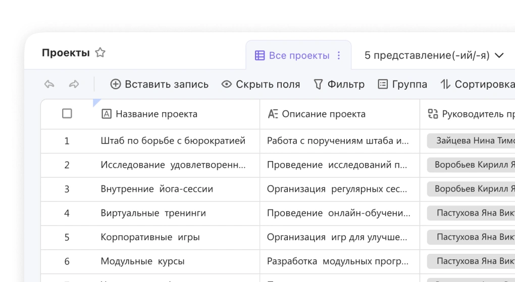 Базы данных Базы данных